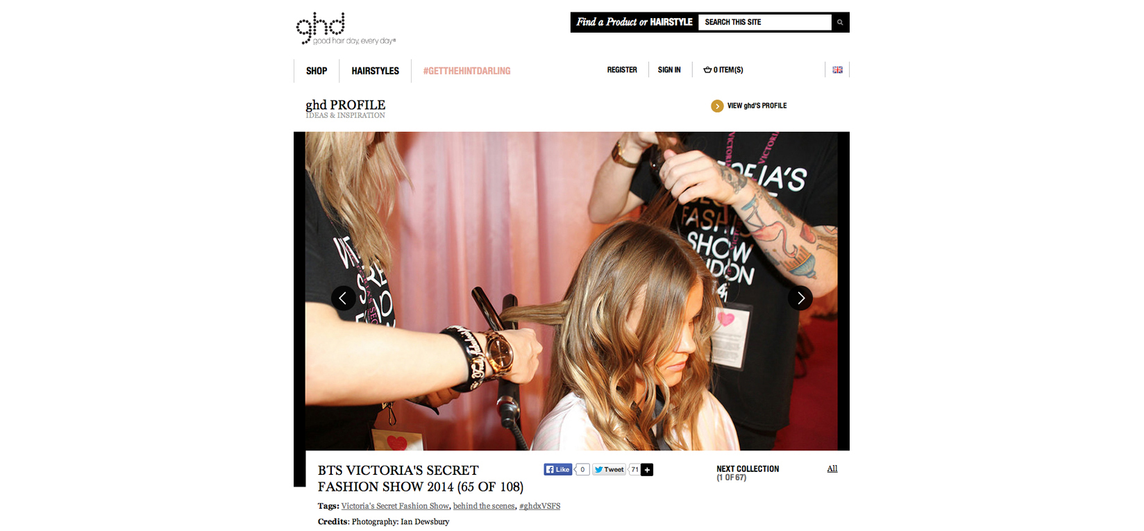 Victoria's Secret Fashion Show / ghd / London 2014